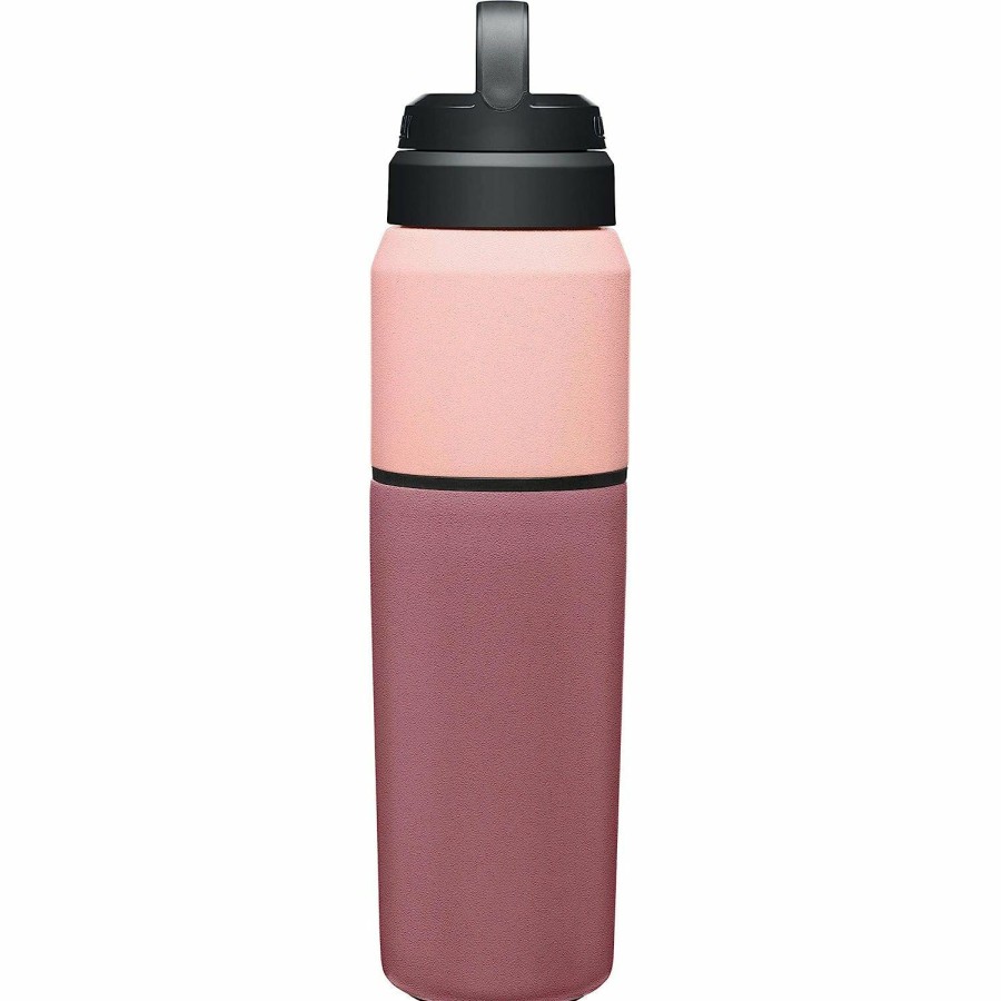 Accessories * | Clearance Sale Camelbak Multibev Sst Vacuum Stainless 2 In 1 Vessel Bottle, Terracotta Rose/Camellia Pink